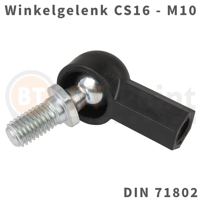 Winkelgelenk Form CS Sicherungsbügel CS13 M8 Kugelgelenk Kugel Winkel Gelenk C13