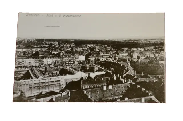 Ansichtskarte Fotokopie Dresden Altstadt Blick von der Frauenkirche um 1910 neu