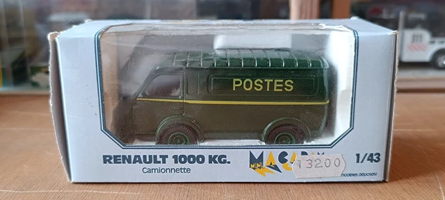 Camion Renault 1000 Kg PTT CIJ France 1/50 - Miniature Zamac, Très Bel état