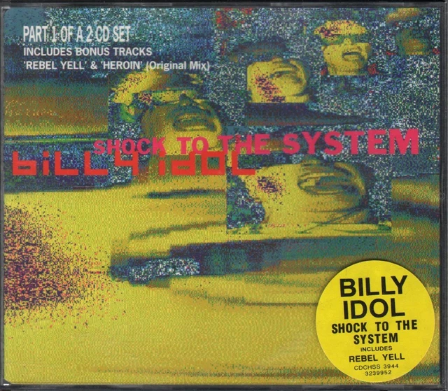 BILLY IDOL SHOCK To the System CD UK Chrysalis 1993 2 disc set in z