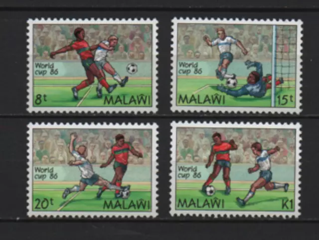 Malawi : Mi.Nr. 465-68 Fussball WM86  postfrisch