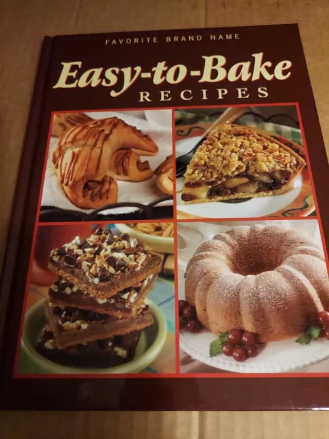 Vintage 2002 Cookbook "Easy-to-Bake Recipes" A Favorite Brand Name Cookbook