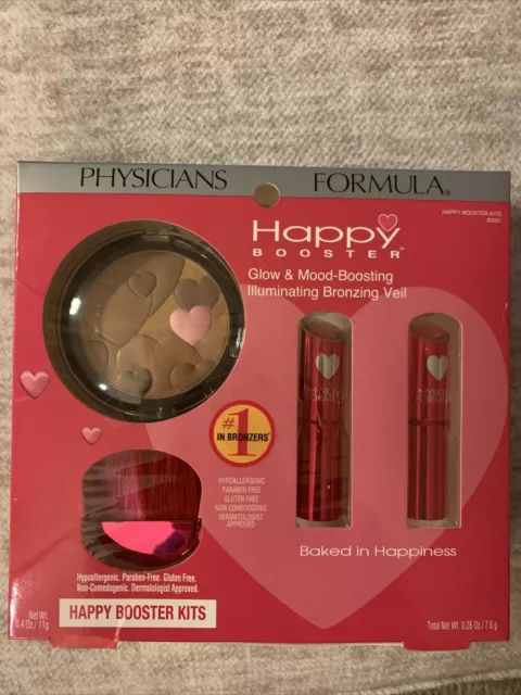 Physicians Formula Happy Booster Glow & Mood Boosting Veil Bronzing Lipstick Kit