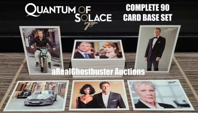 2015 James Bond Quantum of Solace Complete 90 Card Base Set Rittenhouse Archives