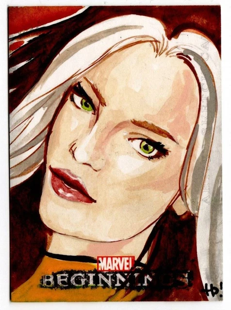 Marvel Beginnings III Sketch by Card Tina Berardi 2012 Upper Deck