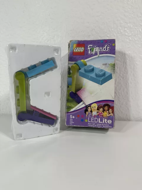 Lego Friends LED Lite Clip On Reading Book Night Light Pink Blue Purple Boxed