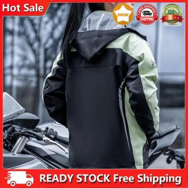 SULAITE Rain Covers Breathable Motorcycle Rain Suit Biker Rain Set for Men Women