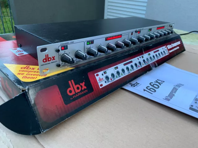 DBX 166XS PROFESSIONAL Audio Compressor / Limiter / Gate Dynamic