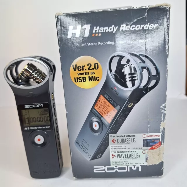 Zoom H1 Handy Portable Digital Recorder + 2GB SanDisk Ultra microSDHC card