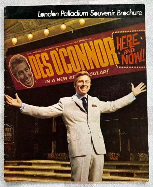 Here & Now! London Palladium Souvenir Brochure 1969 Des O'Connor.