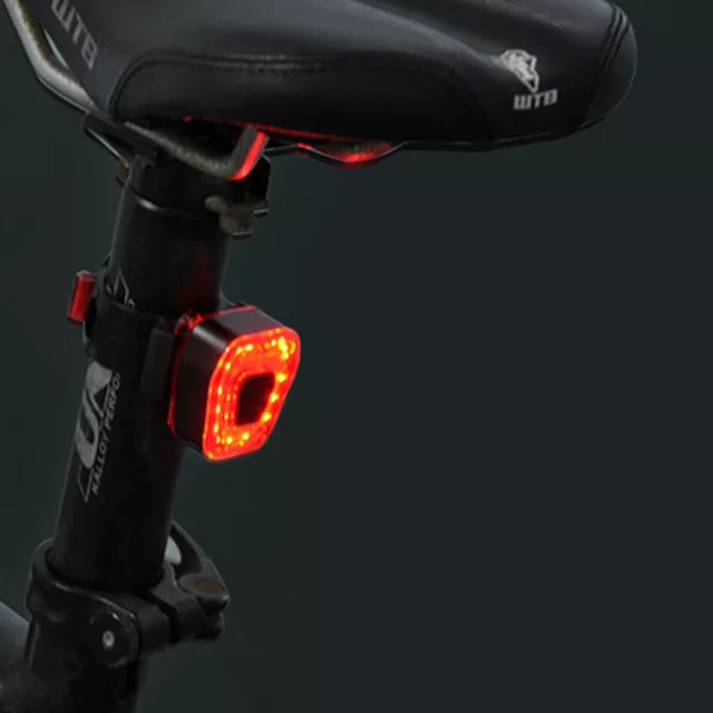 14 LED USB Rechargeable vélo feu arrière vélo sécurité cyclisme avertissement 3