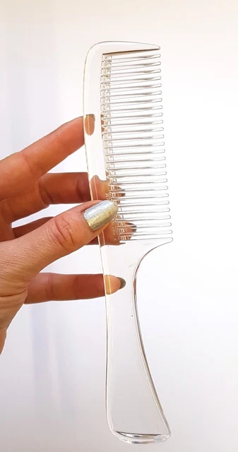 Hair Comb with Handle Salon PRO Detangler Handle Duralon