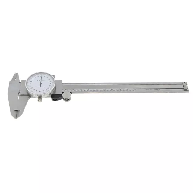 0-150mm Dial Vernier Caliper 4-Way Measurement Gauge Micrometer Tool 0-6" 2