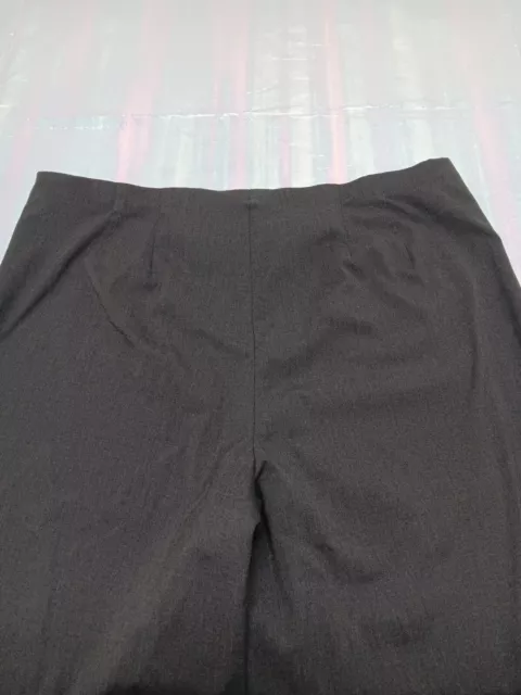COLDWATER CREEK WOMANS Size 18W Elastic Waist Dark Gray Pants Slacks ...