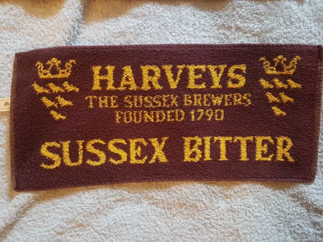 Harveys Sussex Bitter Used Bar / Beer Towel