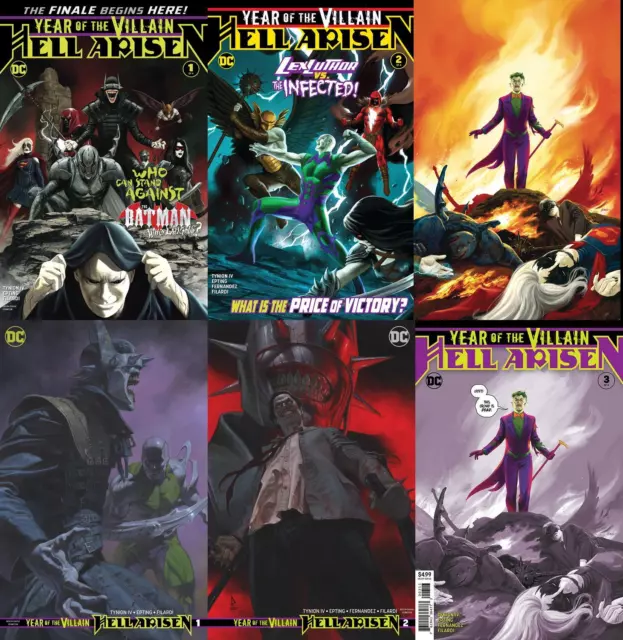 Year Of The Villain Hell Arisen (#1, #2, #3 inc. Variants, 2019-2020)