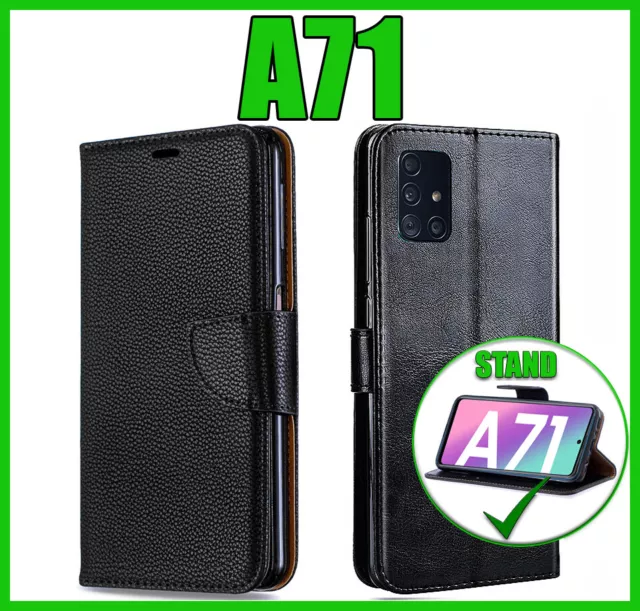 Flip Cover Custodia Magnetica per Samsung Galaxy A71 Pelle Portafoglio Libro