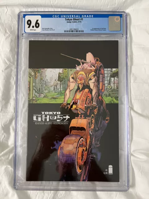 Tokyo Ghost #1 CGC 9.6 NM+ White Pages Image 2015 Movie Coming - Cary Fukunaga