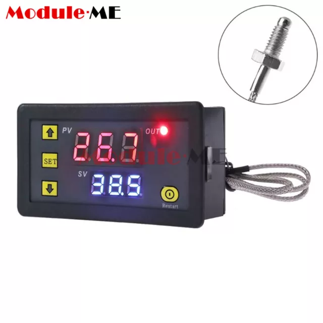 DC 5V Digital Temperature Controller K Type Thermocouple Sensor Thermostat