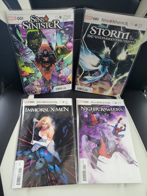 Sins Of Sinister X Men Marvel Comic Lot 4 Issues