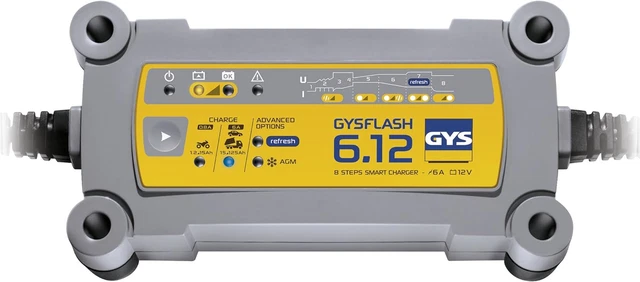Gys - Gysflash 6.12 - Chargeur/Maintien De Charge - Inverter - 12V - Livre Avec