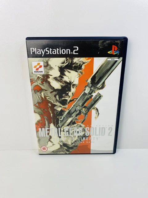 Metal Gear Solid 2: Sons of Liberty - PlayStation 2 PS2 PAL w Manual + Free Post