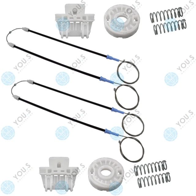 für RENAULT CLIO 2 II 4/5 Türer Fensterheber Reparatursatz VORNE LINKS + RECHTS