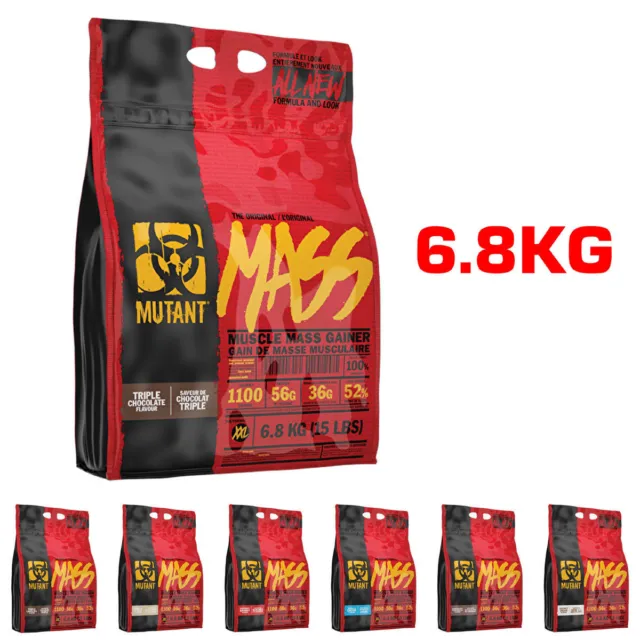 PVL Mutant Mass 6.8kg / 15lbs Muscle Gainer Serious Mass Weight Gain Protein