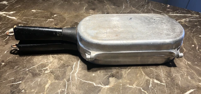 Vintage Miracle Maid Cookwear Service Hinged Omelette-Fish Fry Pan USA Made Vintage Miracle Maid Cookwear Service Hinged Omelette-Fish Fry Pan USA Made