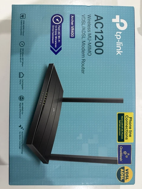 TP-Link AC1200 Wireless MU-MIMO VDSL/ADSL Modem Router Archer PARTS & REPAIRS