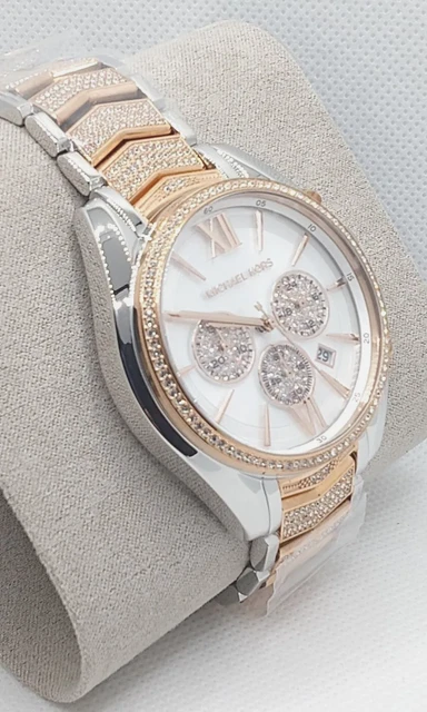 Alienwork IK Orologio Cronografo Uomo Donna - Quadrante Fluorescente, Cinturino In Maglia Acciaio, Impermeabile 1 ATM