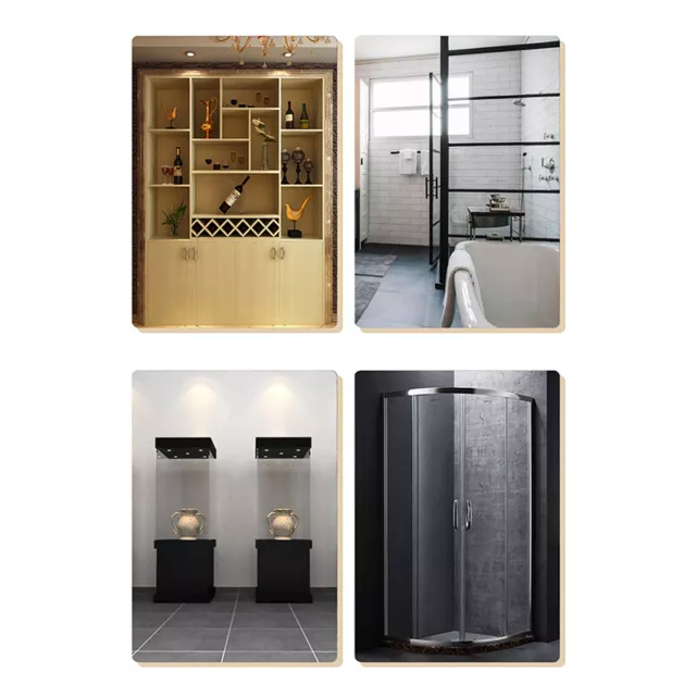Glass Door Knob Bathroom Shower Cabinet Handle with Screw Rod Home Hardware 2