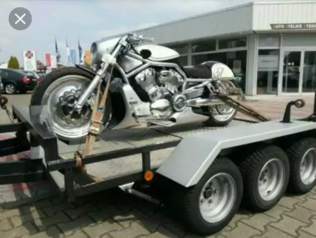 Motorradtransport Transport von Gespann Quad Boot Jetski Auto Traktor Agra.-