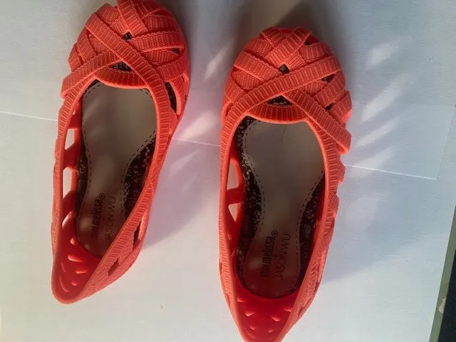 mini Melissa + JASON WU  size 8 girl shoes