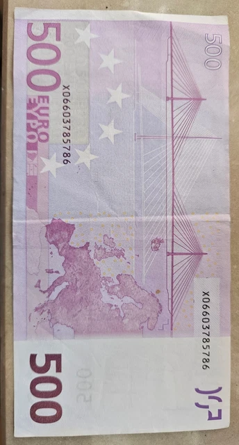 500 euro banknote 2002