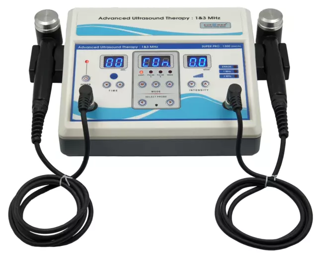 Digital 1 & 3 MHz Ultrasound Therapy Physical Pain Relief Therapeutic Machine