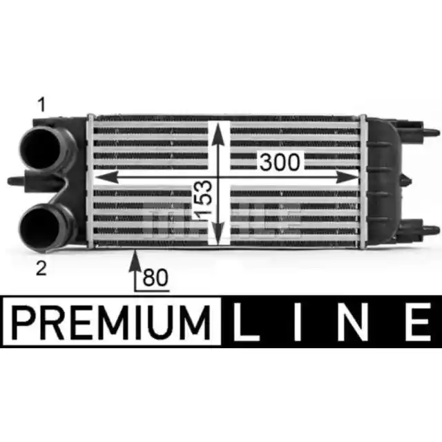 Ladeluftkühler MAHLE CI 529 000P für Peugeot Citroën 508 I C5 III Break