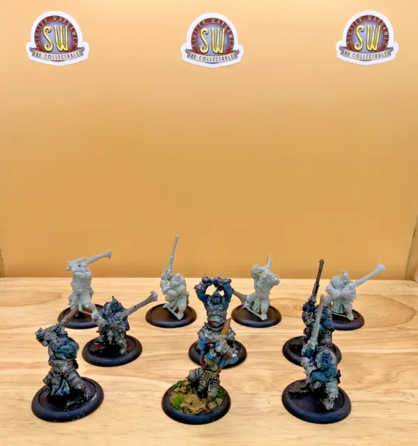 Warmachine Trollbloods Troll Fennblades Plastic Privateer Press Hordes PP