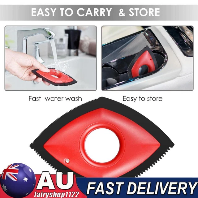 Mini Pet Hair Remover - Dog Cat Fur Removal Brush Car Hair Detailer (Red)