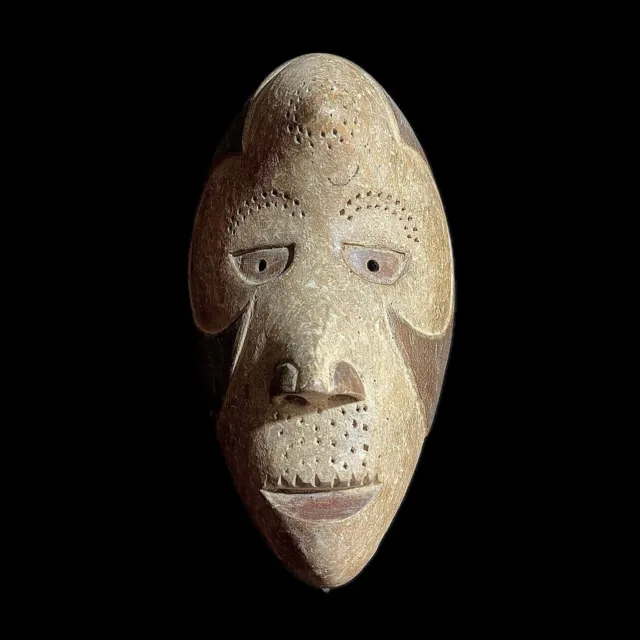Maschera africana vintage - Maschera in legno intagliato a mano da...