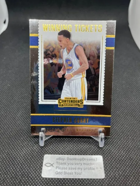 2017-18 Panini Contenders Winning Tickets STEPHEN CURRY #3