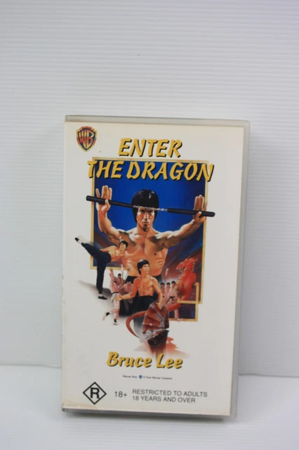 BRUCE LEE ENTER The Dragon VHS Movie PAL Warner Bros Rated R 18 Martial Arts 12.00 PicClick AU