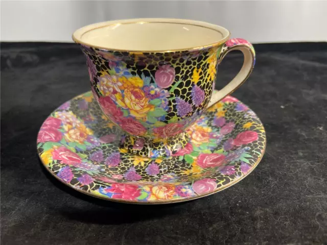 Royal Winton Grimwades Demitasse Cup & Saucer Hazel Chintz