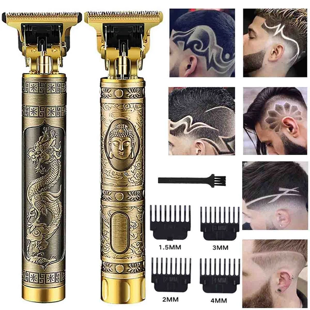 Mens Grooming Kit for Beard, Face, Hair Trimmer & Hair Clipper, Hairstyle Design