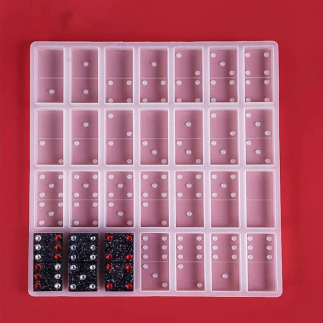 SILICONE DOMINOES GAME Toy Making Mold Resin Epoxy Craft DIY Mould