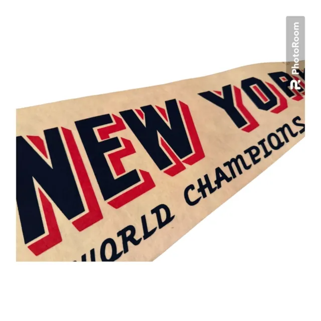 Vintage New York Yankees Full Size world Champions Pennant- 1970 2