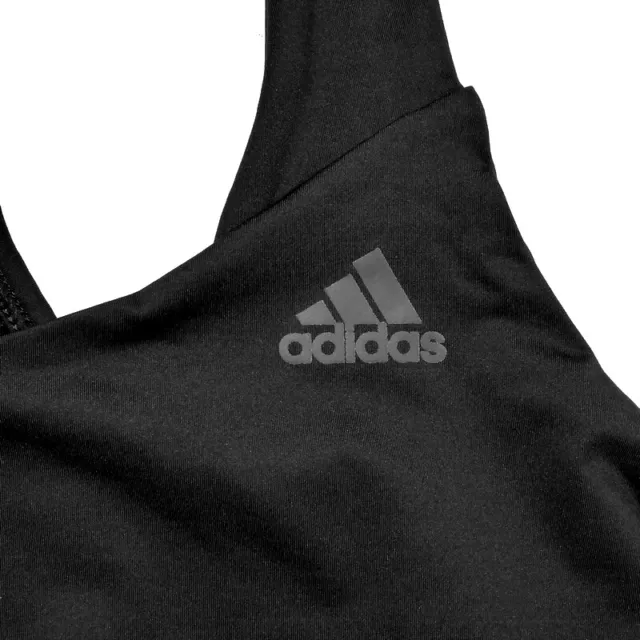 Adidas Tank Top Damen Sport Fitness Running Racerback Shirt Laufshirt schwarz 2
