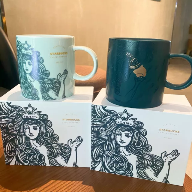 2023 Starbucks Siren Mermaid Goddess Coffee Mug Christmas Gift 12oz Ceramic Cups