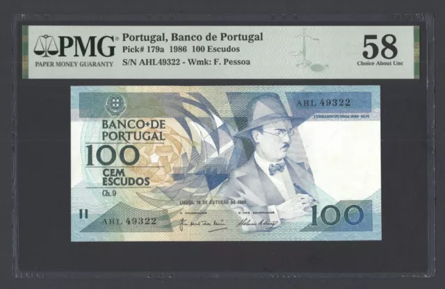 Portugal 100 Escudos 16-10-1986 P179a About Uncirculated