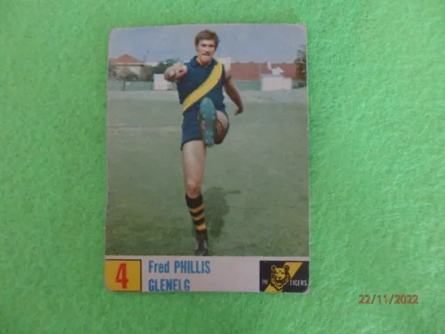 Fred Phillis - Glenelg - 1971 Kelloggs SANFL Footy Festival - Card 4